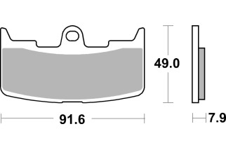 BRAKE PAD SINT FR