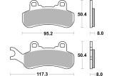 BRAKE PAD SINT ATV RACE