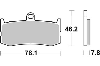 BRAKE PAD SINT ST/RA