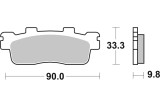 BRAKE PAD SINT SCOOT