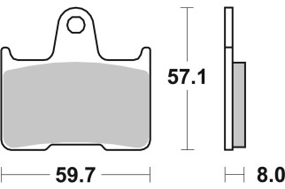 BRAKE PAD SINT REAR