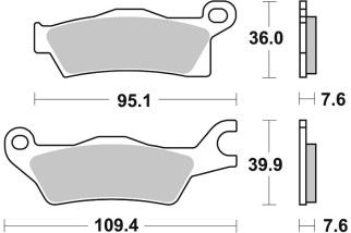 BRAKE PAD SINT OFF RACE