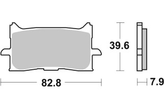 BRAKE PAD SINT FR