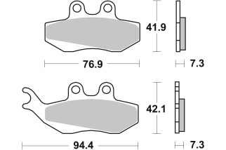 BRAKE PAD SINT SCOOT