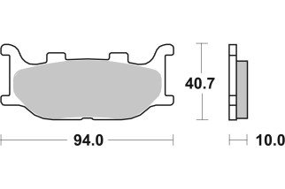 BRAKE PAD SINT SCOOT