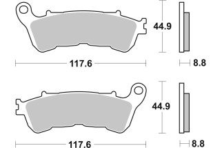 BRAKE PAD SINT SCOOT