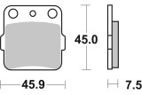 BRAKE PAD SINT OFF RACE