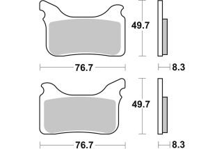 BRAKE PAD SINT FR