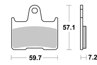 BRAKE PAD SINT REAR