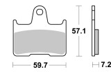 BRAKE PAD SINT REAR