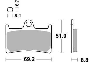 BRAKE PAD SINT SCOOT