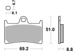 BRAKE PAD SINT SCOOT