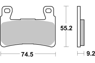 BRAKE PAD SINT RACE