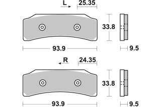 BRAKE PAD SINT RACE