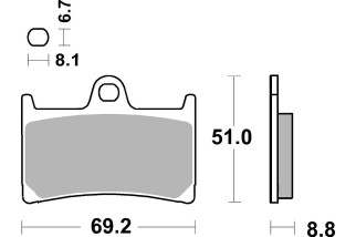 BRAKE PAD SINT RACE