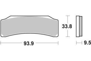 BRAKE PAD SINT RACE