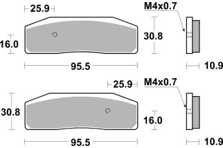 BRAKE PAD SINT RACE