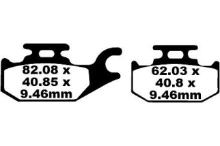 BRAKE PAD CARBON TT DIRT