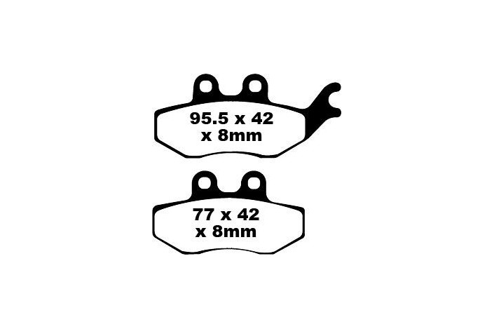 BRAKE PAD FA SER ORGANIC