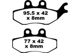 BRAKE PAD FA SER ORGANIC