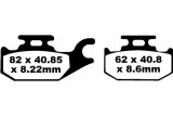 BRAKE PAD CARBON TT DIRT