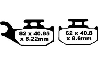 BRAKE PAD CARBON TT DIRT