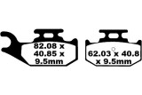 BRAKE PAD CARBON TT DIRT