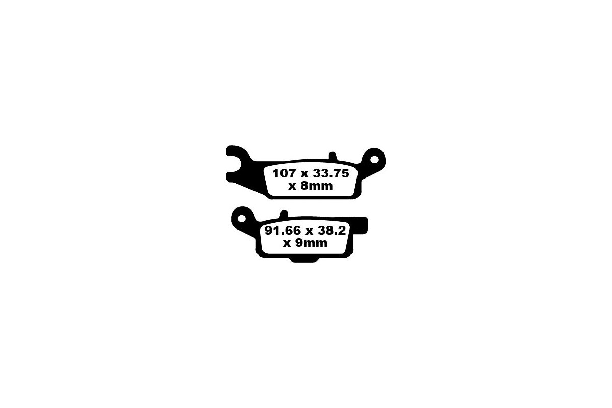 BRAKE PAD CARBON TT DIRT