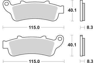 BRAKE PAD SINT FR