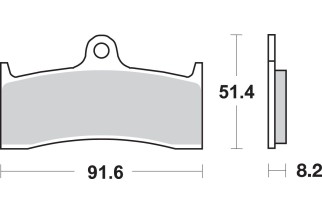 BRAKE PAD SINT FR