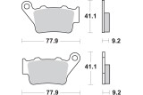 BRAKE PAD SINT REAR