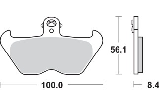 BRAKE PAD SINT FR