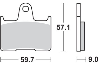 BRAKE PAD SINT REAR