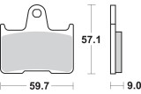 BRAKE PAD SINT REAR