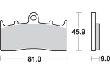 BRAKE PAD SINT FR