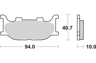 BRAKE PAD SINT FR