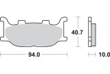 BRAKE PAD SINT FR