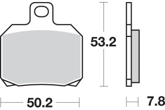 BRAKE PAD SINT REAR