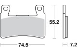 BRAKE PAD SINT FR