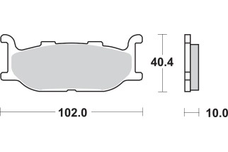 BRAKE PAD SINT FR