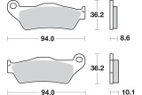 BRAKE PAD SINT REAR