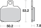 BRAKE PAD CAR/CER