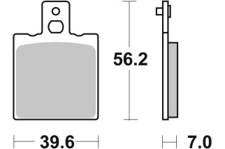 BRAKE PAD CAR/CER