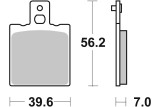 BRAKE PAD CAR/CER