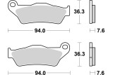 BRAKE PAD CAR/CER