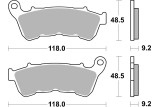 BRAKE PAD CAR/CER