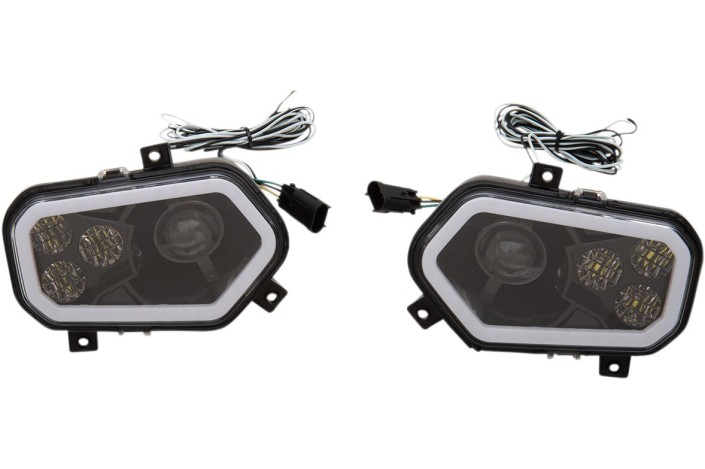 LED HEADLIGHT RZR800/9 BK