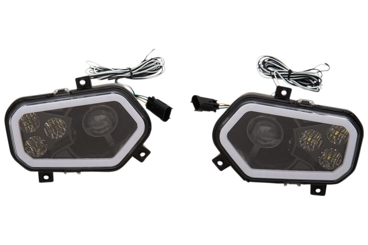 LED HEADLIGHT RZR800/9 BK