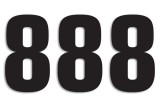 NUMBER 8 16X7.5CM BK