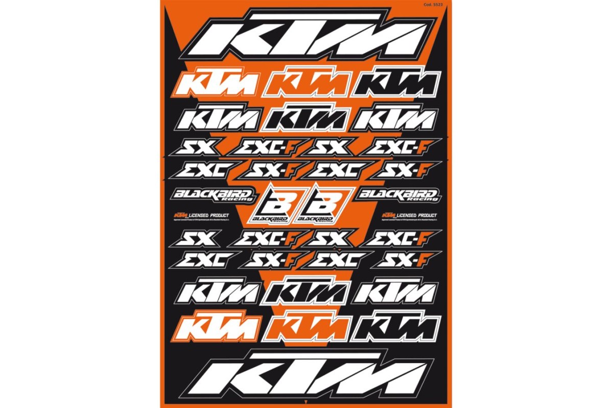 DECAL LOGO KIT KTM